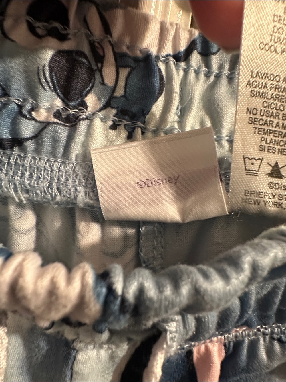 Disney Light Blue Stitch Lounge Pants with Pink Details - Picture 4 of 10